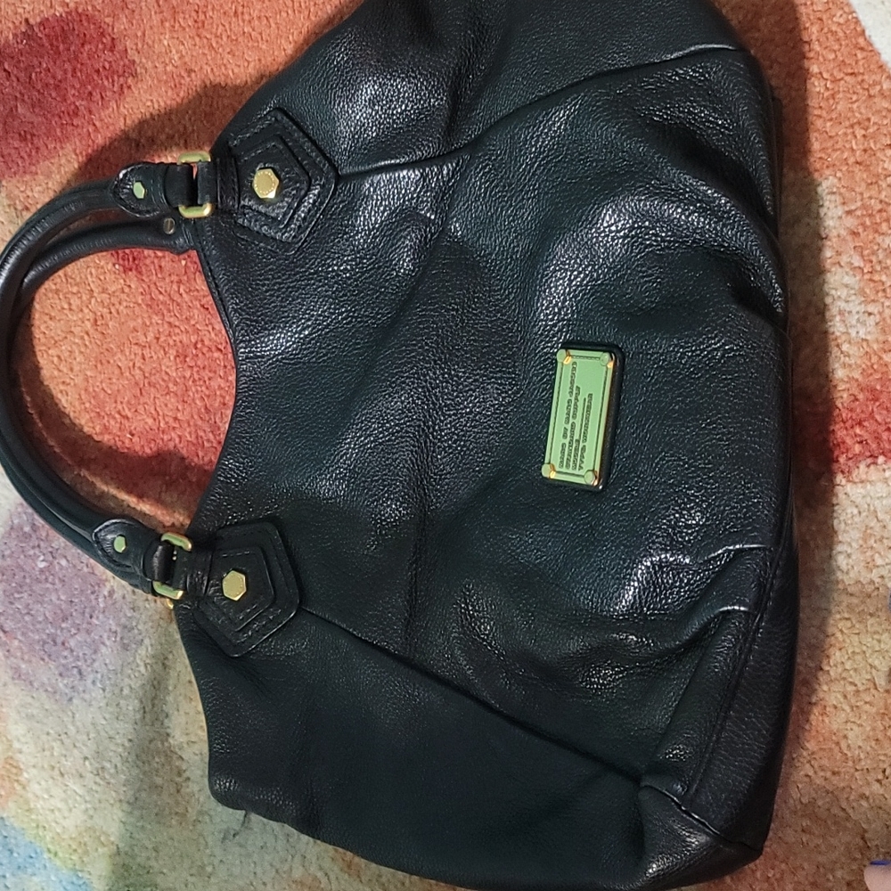 Marc By Marc Jacobs pebble Black pebbled leather purse